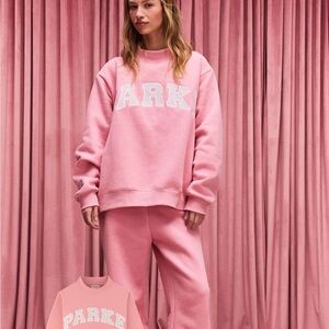Parke Mockneck In Blush and Lavender